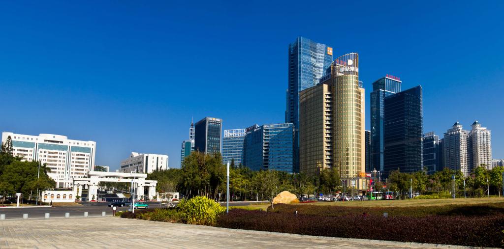 江北CBD中心建筑群 （惠州市人民政府、德威大廈（69042㎡房建園林配套工程）、中信·城市時(shí)代（省雙優(yōu)工地）(1)