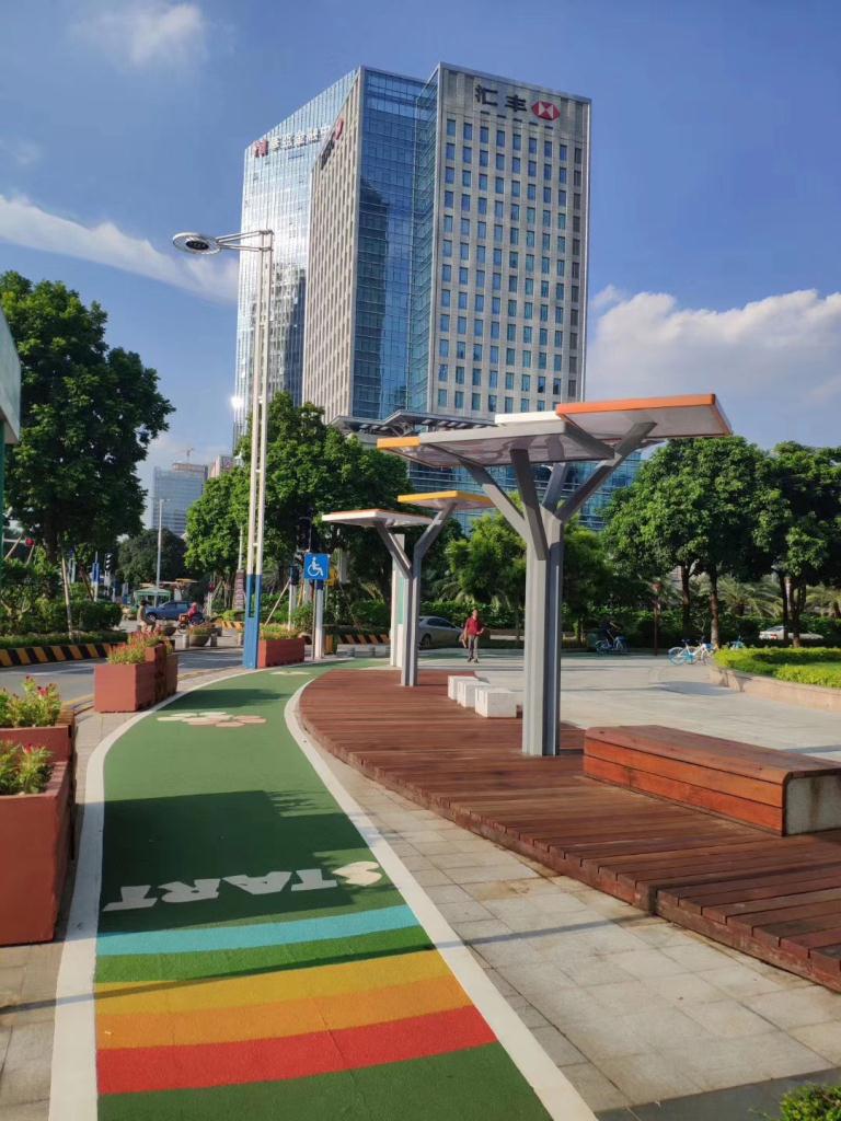 桂城中心城區(qū)慢行系統(tǒng)完善及提升工程-千燈湖片區(qū)（人行綠道改造、道路十字路口標(biāo)志改造、新增廊架、節(jié)點(diǎn)等，佛山市優(yōu)良樣板工程）